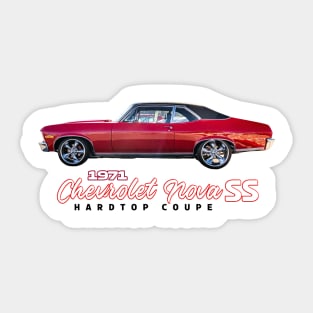 1971 Chevrolet Nova SS Hardtop Coupe Sticker